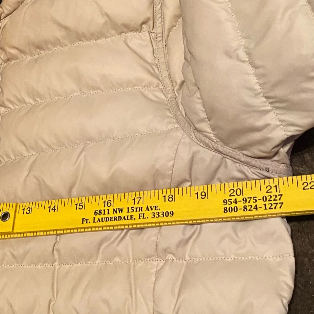 Lands End black/cream puffer jacket L - Picture 7 of 17